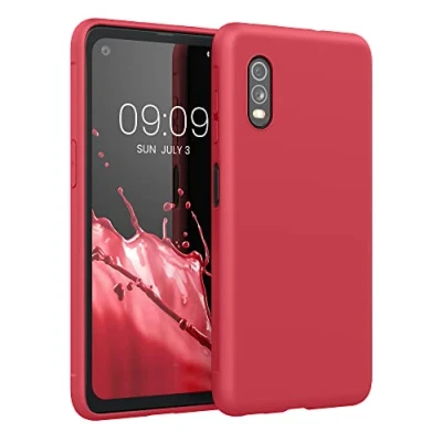 Afbeelding van kwmobile telefoonhoesje geschikt voor Samsung Galaxy Xcover Pro Hoesje smartphone Back cover in klassiek rood