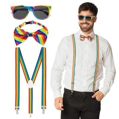 Afbeelding van Boland Accessoireset regenboog Multi Volwassenen Unisex Pride
