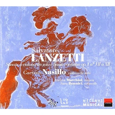 Afbeelding van Gaetano Nasillo Lanzetti: Sonate A Violoncello (CD)