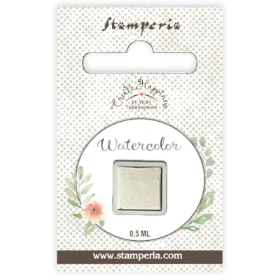 Afbeelding van Stamperia Create Happiness Watercolor Refill White 0,5ml (KAJC14)