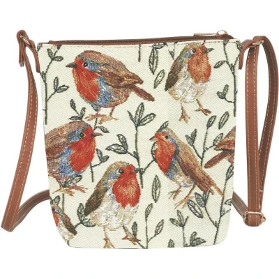 Afbeelding van Signare Elegant smal tasje Gobelin Robin