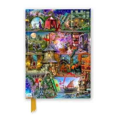 Afbeelding van Aimee Stewart: Once Upon a Fairy Tale (Foiled Journal): Unser hochwertiges, liniertes Blankbook mit festem, künstlerisch geprägtem Einband und Magnetverschluss