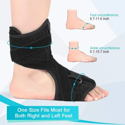 Afbeelding van Plantar Fasciitis Night Spalts Dames Heren Hielspoor Achillespees Compressie Sokken Pijnbestrijding Links Rechts Voet