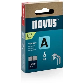 Afbeelding van Novus Tools 042 0773 Nieten Type 53 1800 stuk(s) Afm. (l x b h) 6 11.3 mm