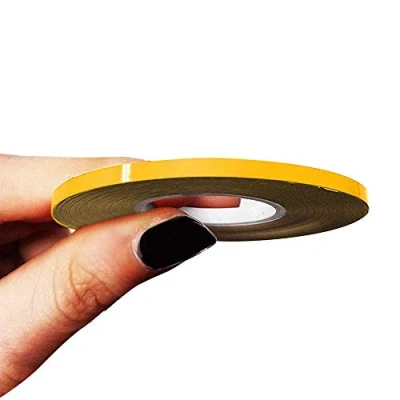 Afbeelding van 4R Quattroerre.it 10455 Trim Strepen zelfklevende strips voor auto&#039;s, geel, 3 mm x 10 mt