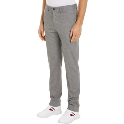 Afbeelding van Tommy Hilfiger Denton MARL Chino, Heren, Maat: 30x34, Medium grey heather