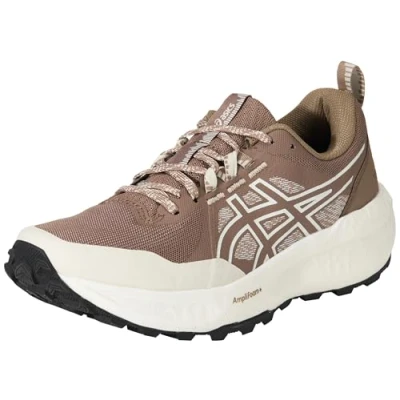 Afbeelding van Asics Gelsonoma 8 Trail hardloopschoenen, Dames, Maat: 41.5, Taupe grey/birch Textiel/ synthetisch