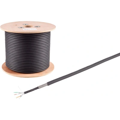 Afbeelding van Flexline FL31 581000 netwerkkabel Zwart 100 m Cat6a U/FTP (STP)