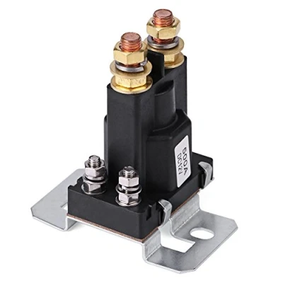 Afbeelding van 500A DC 12V Hoge Stroom Solenoid Auto Startrelais 4 Pin SPST Magneetschakelaar Dubbele Batterijen Ontkoppelschakelaar Isolator Controle AAN/UIT Schakelaar