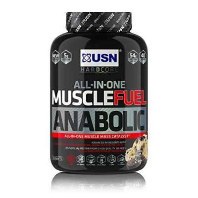 Afbeelding van USN Spierbrandstof Anabole Koekjes en Crème 2KG, Training Boosting Alles in Één Spier Gain Eiwit Shake Poeder