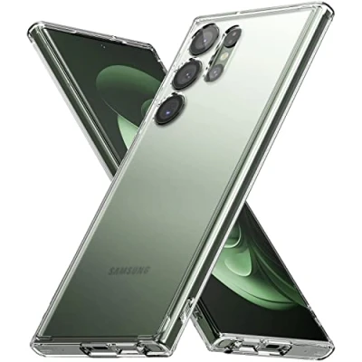 Afbeelding van Ringke Fusion Compatibel met Samsung Galaxy S23 Ultra 5G Case, Anti Vingerafdruk Doorschijnend Schokbestendig Bumper Hoesje Matte Clear