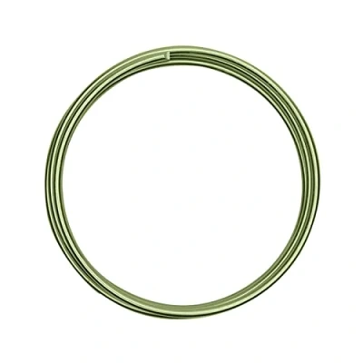 Afbeelding van Vaessen Creative aluminiumdraad, appelgroen, 4 mm x 2 m, knutseldraad, decoratiedraad, sieradendraad en bloemisterdraad