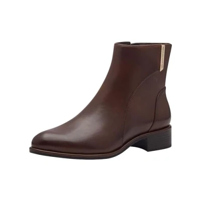 Afbeelding van Marco Tozzi by Guido Maria Kretschmer 2 85301 43 Dameslaarsjes, Chestnut, 38 EU, bruin (chestnut), EU