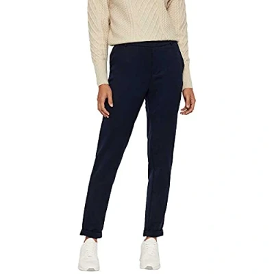Afbeelding van VERO MODA Dames Klassieke Zakelijke Broek Basis Pak Pantalon VMMAYA, Colour:Blue 2, Size:XL / 30L, Beenlengte:L30