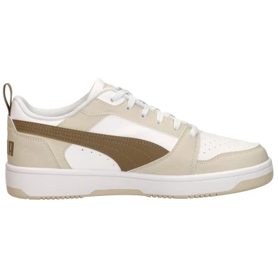 Afbeelding van Puma Rebound V6 Laag, Wit Totally Taupe Alpine Sneeuw, 39 EU