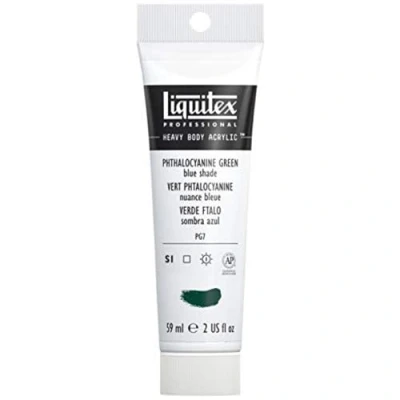Afbeelding van Liquitex 1045317 Professional Heavy Body acrylverf in kunstenaarskwaliteit met uitstekende lichtechtheid en boterachtige consistentie, 59ml Tube, Phthalocyanine Green (Blue Shade)