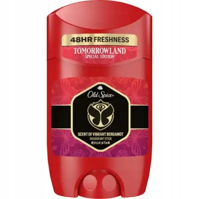 Afbeelding van Old Spice Rockstar Deostick voor mannen, 6 x 50 ml, 48 uur frisheid, langdurige geur in parfumkwaliteit, 0% aluminiumzouten