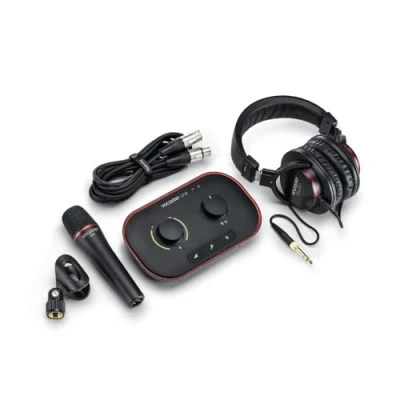 Afbeelding van Focusrite Vocaster One Studio Audio interface podcasting set