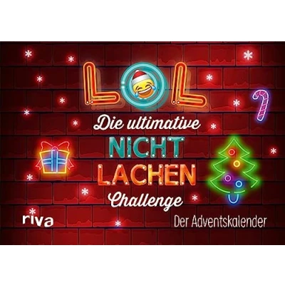 Afbeelding van LOL Die ultimative Nicht lachen Challenge: Der Adventskalender. Mit Humor durch Weihnachtszeit. besten Witze, Flachwitze und Scherzfragen. Seiten zum Auftrennen