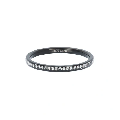 Afbeelding van iXXXi Vulring Zirconia Crystal Zwart Maat 15