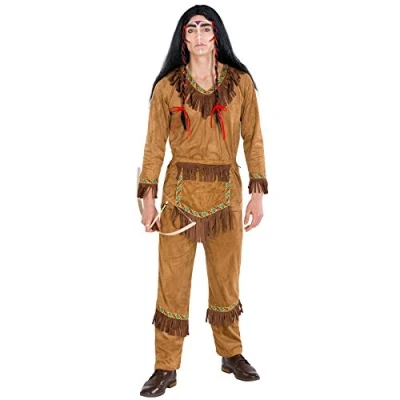 Afbeelding van dressforfun herenkostuum indiaan opperhoofd grote vos L verkleedkleding kostuum halloween verkleden feestkleding carnavalskleding carnaval feestkledij partykleding 300556