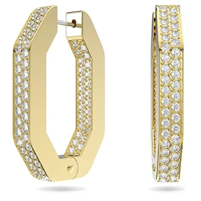 Afbeelding van Swarovski 5639098 Dextera Goudkleurig Oorbellen horloge Goudkleur