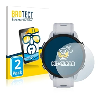 Afbeelding van BROTECT (2 Stuks) Schermbeschermer voor Garmin Forerunner 955 Solar / Screen Protector Transparant