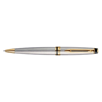 Afbeelding van Waterman Expert Stainless Steel GT Balpen Kleur: Staal De Vulpenwereld