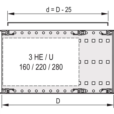 Afbeelding van nVent SCHROFF 24560056 Zichtpaneel 1 stuk(s)