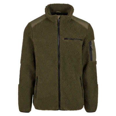Afbeelding van Brandit Teddyfleece Ramble Jacket, kleur: olijf, maat: 4XL, olijfgroen, 4XL