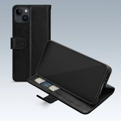 Afbeelding van Mobilize Premium Gelly Wallet Book Case Apple iPhone 14 Plus Black