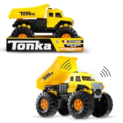Afbeelding van Tonka Mega Machines Brandweerwagen duurzaam bouwvoertuig speelset, realistisch ontwerp, ideaal cadeau voor jongens en meisjes, geschikt kinderen vanaf 3 jaar
