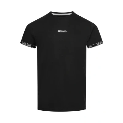 Afbeelding van Indicode Jeans Lutzy Tshirt print, Heren, Maat: Small, Black