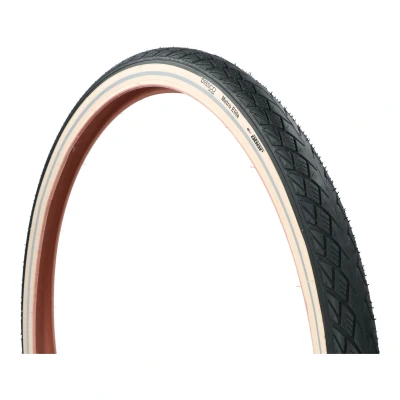 Afbeelding van Dresco Anti Lek Buitenband Metro Elite 28 x 1.75 (47 622) Reflectie Zwart/Creme