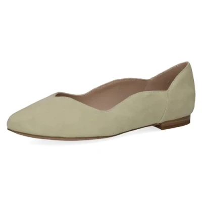 Afbeelding van Caprice Ballerina&#039;s, Dames, Maat: 36, Apple suede Leer