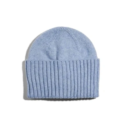 Afbeelding van PIECES Muts Mocca Licht blauw one size