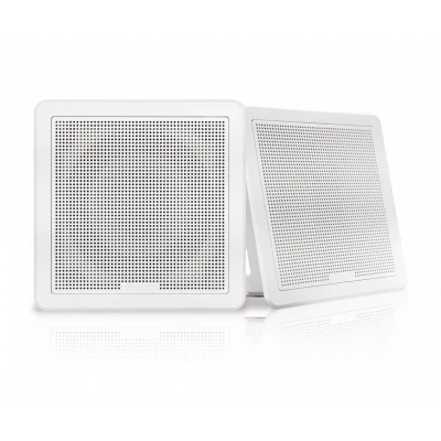 Afbeelding van Fusion Subwoofer Flush Mount 10 inch 400 Watt Vierkant Zwart of Wit