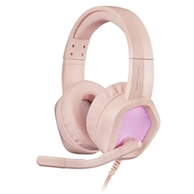Afbeelding van Mars Gaming MH320P Roze, Neodymium RGB Flow Headset, Microfoon en Control Box