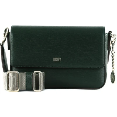 Afbeelding van DKNY Bryant PARK FLAP Cbody Schoudertas, Dames, Maat: One Size, Gianni green