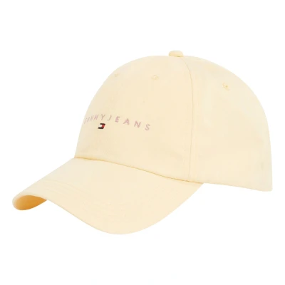 Afbeelding van Tommy Jeans Linear LOGO Panel Unisex Pet, Maat: One Size, Yellow