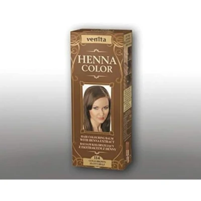 Afbeelding van Venita Henna Color Haarverf, 114 Gold Bruin, 75 ml