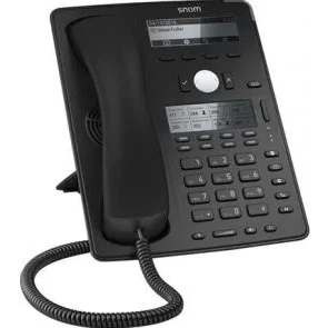 Afbeelding van SNOM D745 Vaste VoIP telefoon Handsfree, Headsetaansluiting Grafisch display Zwart