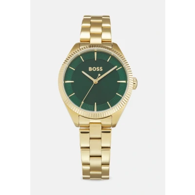Afbeelding van HUGO BOSS dames Sage horloge HB1502729 in de kleur Goud