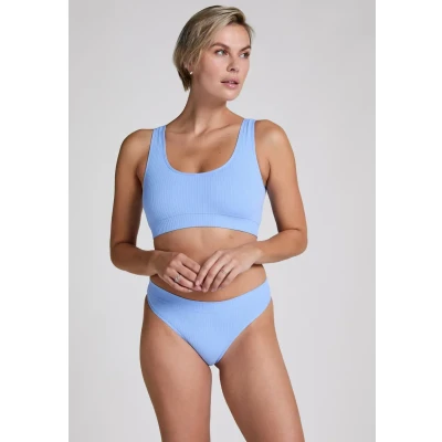 Afbeelding van Hunkemöller Hoog uitgesneden string Dianne Blauw XS