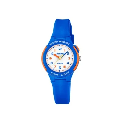 Afbeelding van Calypso K6069/3 Kinderhorloge Polshorloge Kunststof Blauw Ø 29,5mm