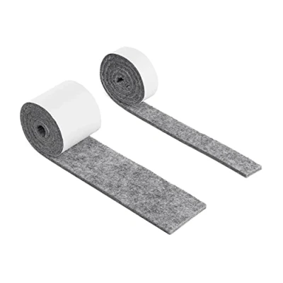 Afbeelding van Navaris 2 rollen zelfklevende meubelviltjes Op maat te knippen 1x cm breed + 5 Lengte 75