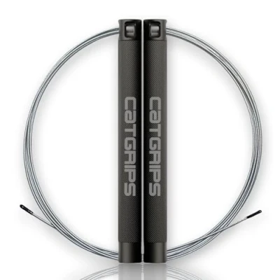 Afbeelding van CATGRIPS Springtouw Crossfit, Premium Profi Springtouw, Speed Rope, Jump Stalen Skip met Draagtas, Snelheidskabels, Touwtjespringen, Skipping Rope