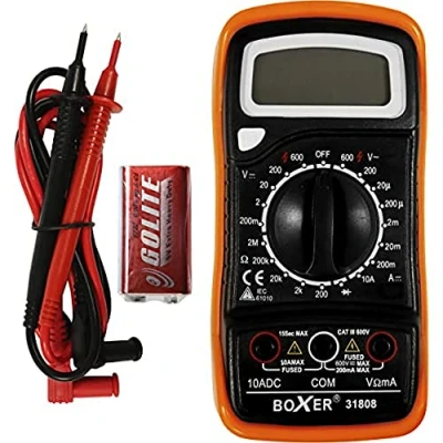 Afbeelding van Boxer, Multimeter, digitale multimeter 0 600 Volt AC/DC