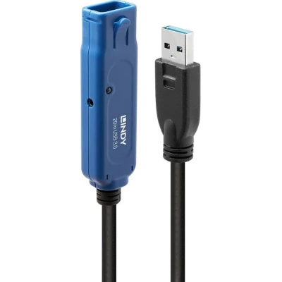 Afbeelding van Lindy 43361 USB kabel 20 m 3.2 Gen 1 (3.1 1) A Zwart