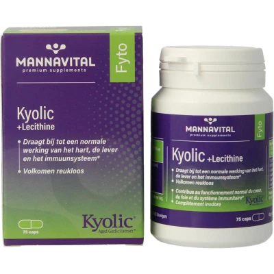 Afbeelding van MannaVital Kyolic + Lecithine Capsules 75CP